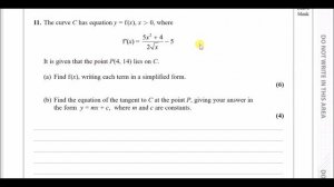 Edexcel IAL Maths | June 2018 Paper C12 | Questions 10-11 Walkthrough (WMA01)