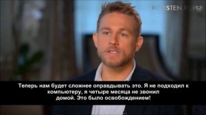 Роберт Паттинсон и Чарли Ханнэм в интервью для 'Good Morning America'(рус.суб.)