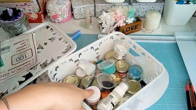 Моё рабочее место\скрапбукинг