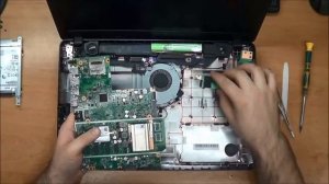 Как разобрать и собрать ноутбук ASUS X541SC