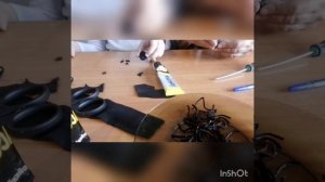 Пауки из кожи. Мастер-класс.