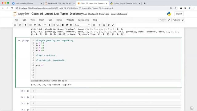 Tuple Packing and Unpacking in Python | Python Tutorial | Skillslash