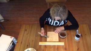 1/ 3 Aging stain.как морилка для дерева из чая и кофе.