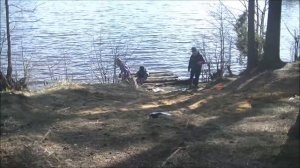 Печь TMF Оса в мобильной бане Палатке