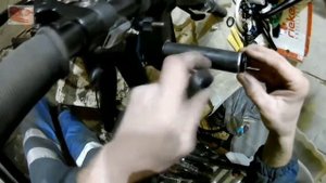 B'TWIN Rockrider 520 установка карбоновой вилки "BXT".