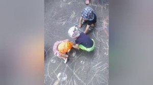 Международный День рисования на асфальте