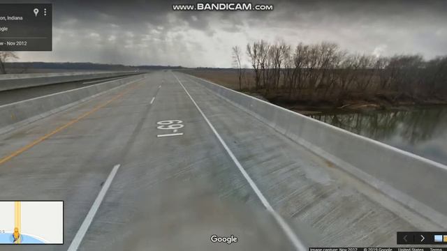 Interstate 69 - Indiana (Exits 62 to 46) southbound смотреть онлайн