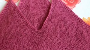 Сарафан  спицами большого размера Мастер-класс