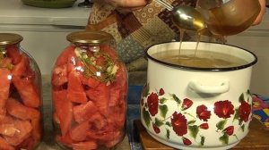 СОЛЁНЫЙ АРБУЗ с МЁДОМ на ЗИМУ