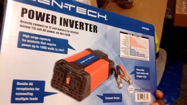 Oscilloscope (MT8205) for analyzing Square -(modified sine-)Wave of CEN-TECH (750W Inverter) - 1 смотреть онлайн