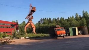 НеваЛом. Демонтаж портального крана.