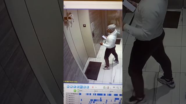 Heroic man saves dog stuck in elevator!