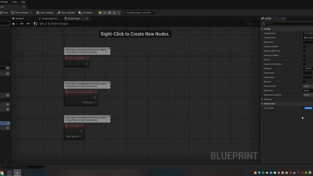 Основы Blueprints в UE5 #1