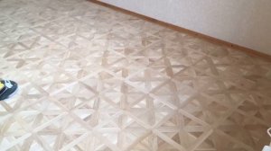 Шлифовка паркета шлифовальной машиной LEVEL