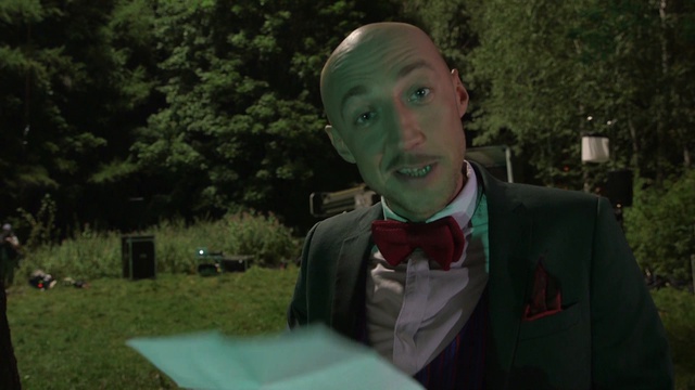 Серж Горелый на съемках Old Spice