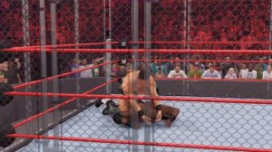 Bobby Lashley (c) vs The Miz / United States Title Steel Cage Match / RAW #1528 / WWE 2K22