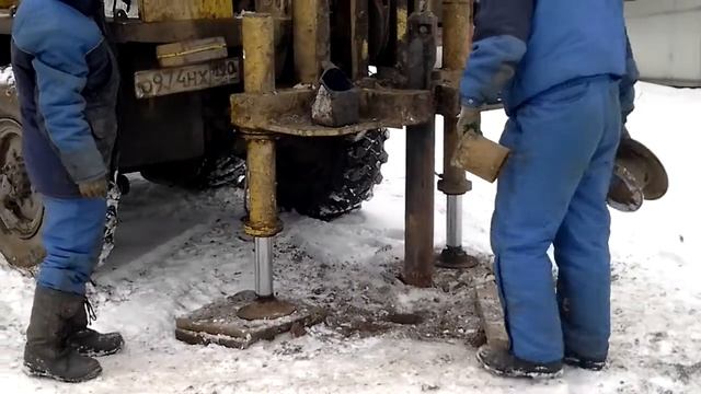 Бурение зимой