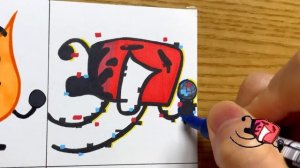Drawing FNF - Corrupted BFDI / Battle For Corrupted Island / Learn with Pibby / BFDI#2