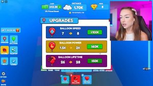 ПОДНЯЛА ДОМ на ВОЗДУШНЫХ ШАРАХ в ROBLOX ! ?