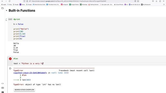 Intro to Python, Colab, Variables,Data Types, Conditionals, Boolean Operators  (Bangla)