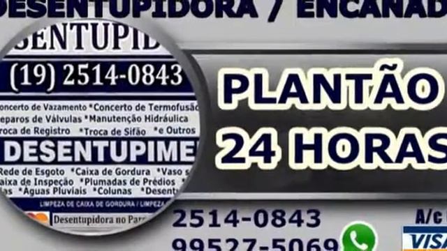 Desentupidora em Campinas Visita Grátis, Aceitamos Cartão смотреть онлайн