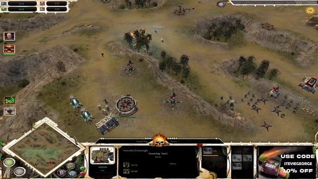 Dawn of War Unification 1 v 1 Legion of the Damned (Custom King) vs Black Templars (major richmond) смотреть онлайн