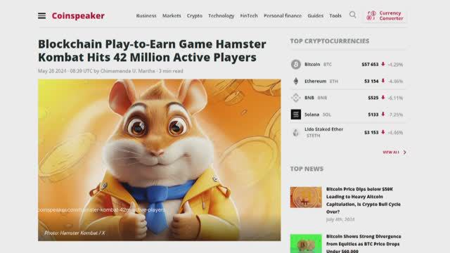 В Hamster Kombat играют более 200 миллионов человек