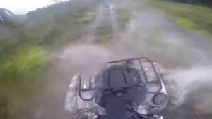 Погони ДПС за квадроциклом и мотоциклом. Avoiding traffic police chase.