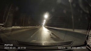 Driving in Central Russia: Рязань - Луховицы - Дединово 23/02/2024 (timelapse 4x)