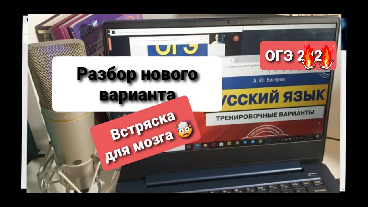 ОГЭ по русскому языку. Разбор варианта со встряской мозга