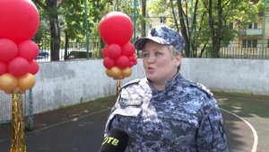 Росгвардия поздравила с Днем защиты детей ребят в Старом Городке