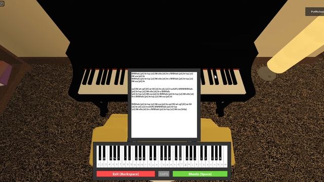 Fur Elise | Roblox Piano Sheet смотреть онлайн