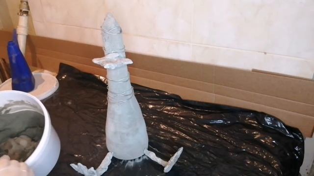 Жили у Иннуси... Бетонные поделки для сада своими руками. Гуси. смотреть онлайн