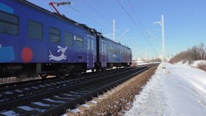 МЦД-2, электропоезд ЭП2Д-0085 ЦППК РЭКС на обычном маршруте