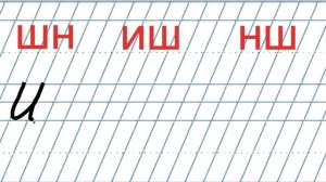 Урок 6. Строчная буква Ш и соединения. Обучение письму. Каллиграфия. Прописи