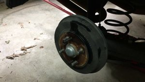 Honda Fit Jazz 2009 rear brake drum removal