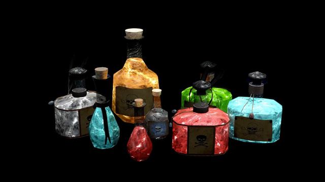 Pretty Animated Potions - Poisons 1K Retexture смотреть онлайн