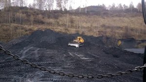 Бульдозер Т35 01 работа на шламовом отвале