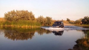 Прадо 90 через реку