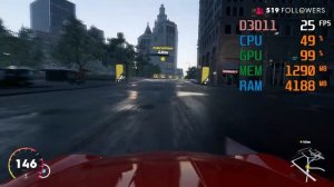 Radeon Vega 3 Graphics -- AMD Athlon 200GE -- The Crew 2 FPS Test