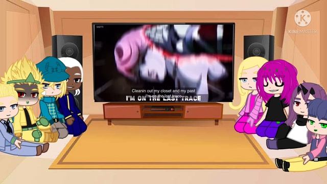 Jojo villain react to their rap and to Diego tik tok
