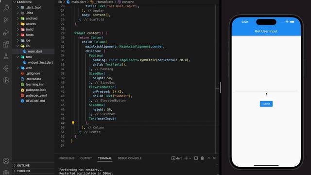 textfield in flutter | Flutter Widget
