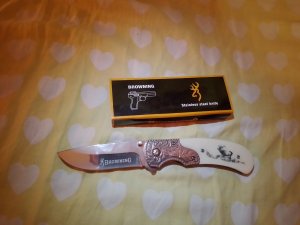 Складной нож BROWNING с оленем на ручке обзор