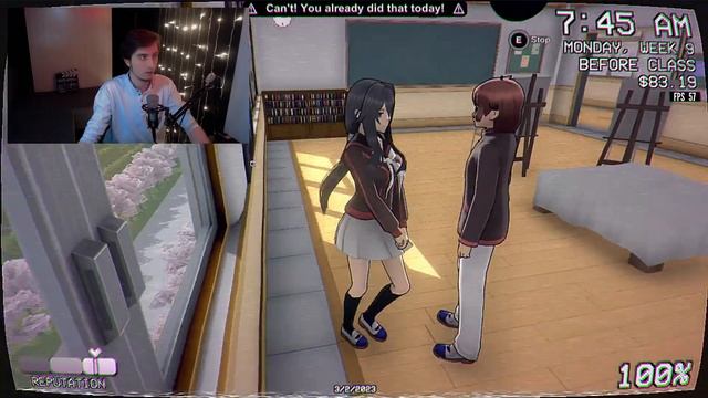 YANDERE SIMULATOR 1980 устранение Чигуса Бусуджимы десятой соперницы посредством сводничества.