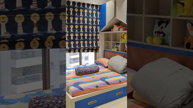 Small unique kids room design #shortvideo #bedroomdesign #interiordesign #Basicinterior#viral