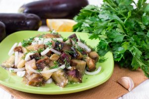 БАКЛАЖАНЫ КАК ГРИБЫ.  Домашняя еда.