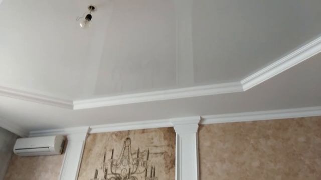 сочетание молдинга и лепнины с натяжным потолком смотреть онлайн