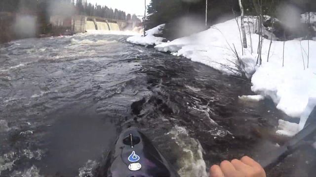 Ошибка и заплыв в каньоне Хямекоски, река Янисйоки смотреть онлайн