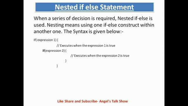 If Else Statement In C Programming | Conditional Statement In C Language | Switch Case In C Languag смотреть онлайн