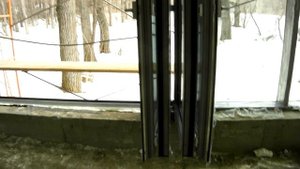 Пластиковая дверь "Гармошка"